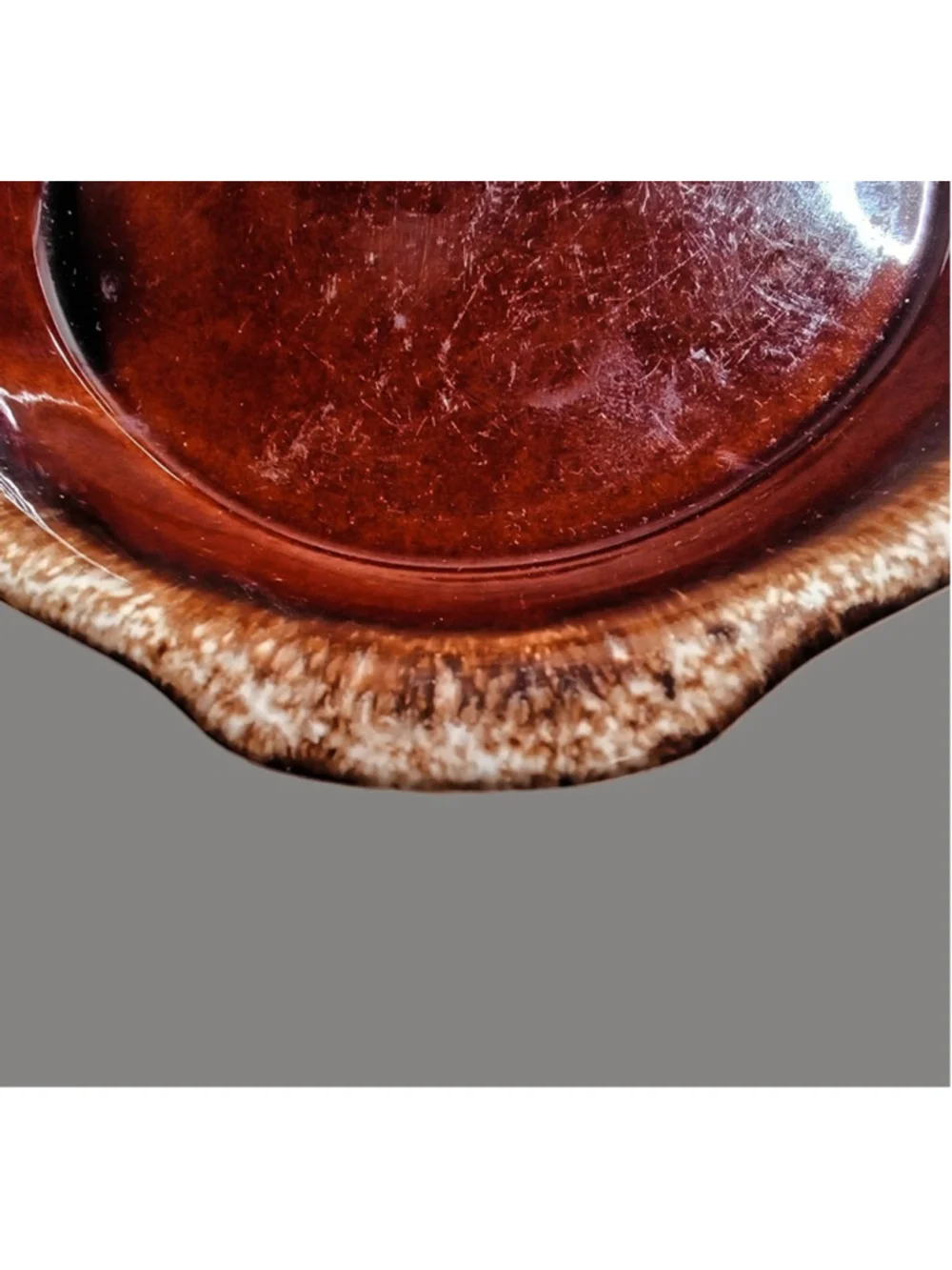 Hull Brown Drip Pottery Pair of Serving Dishes Vintage Mid Century Ovenproof